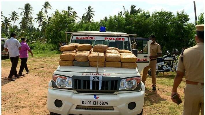 police caught more than hundred kilogram drugs from trivandrum police caught more than hundred kilogram drugs from trivandrum