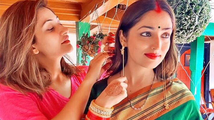 Surilie Gautam Shares Sister Yame new bridal look kpg Surilie Gautam Shares Sister Yame new bridal look kpg