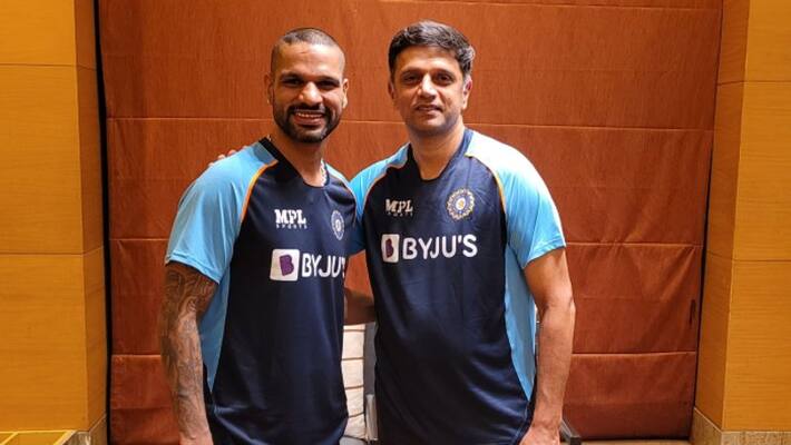 Twitter goes crazy after coach Rahul Dravid leads India's first training Twitter goes crazy after coach Rahul Dravid leads India's first training