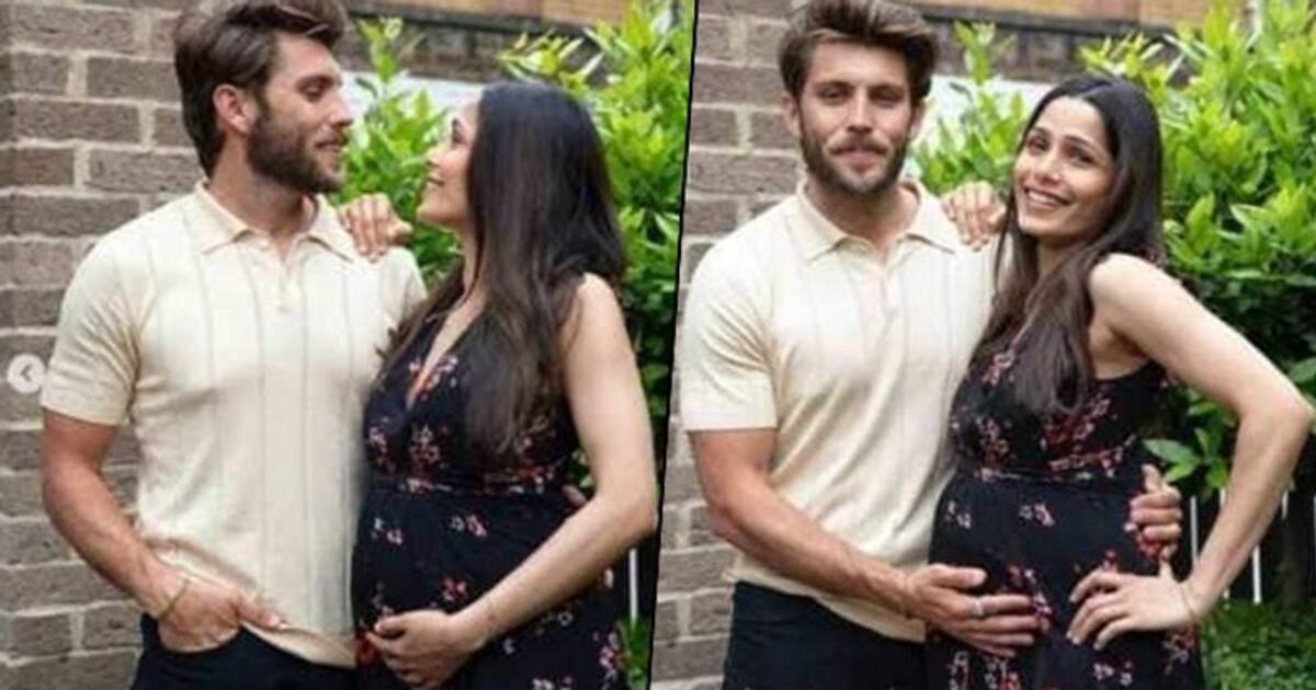 Freida Pinto flaunts baby bump in latest post with fiance