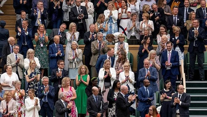 Grand thank of corona vaccine warriors in Britain at wimbledon, MP Rajeev Chandrashekhar attacks on opposition DHA Grand thank of corona vaccine warriors in Britain at wimbledon, MP Rajeev Chandrashekhar attacks on opposition DHA