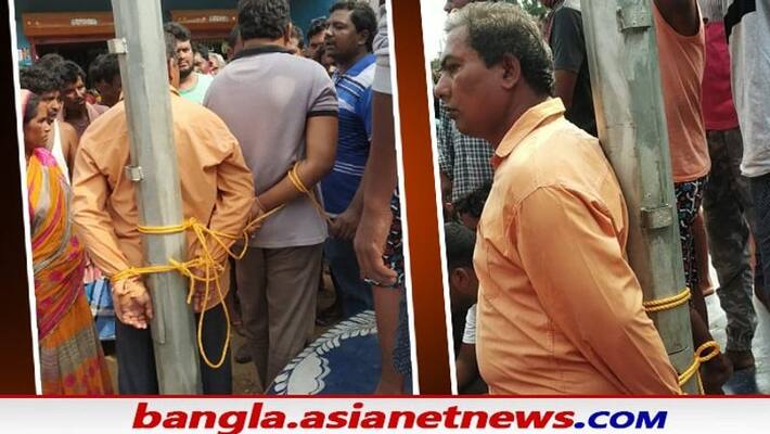 Fraud in the name of giving government jobs, two accused were beaten by villagers bpsb Fraud in the name of giving government jobs, two accused were beaten by villagers bpsb