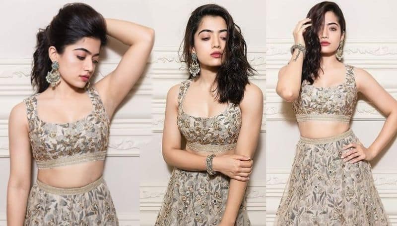 Rashmika Mandanna looks like a midnight dream in this black lacy gown -  Planet Bollywood