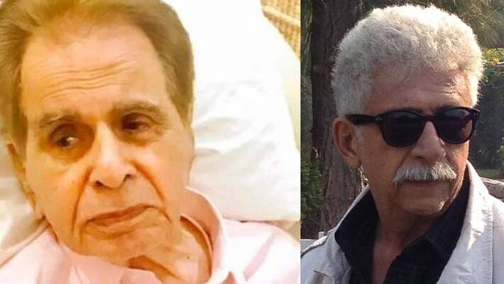 Dilip Kumar and Nasiruddin Shah have been admitted to the same hospital in Mumbai bsm Dilip Kumar and Nasiruddin Shah have been admitted to the same hospital in Mumbai bsm