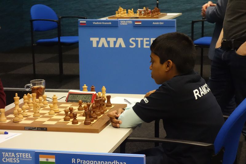 Praggnanandhaa Rameshbabu
The fifth on the list happens to be another Indian, as Praggnanandhaa Rameshbabu achieved the effort when he was 12 years, ten months and 13 days old. It all began in 2017, when he attained his first GM norm during the World Junior Chess Championship, followed by the second at Grece's Heraklion Fischer Memorial GM norm, while the third came the following years at Urtijëi's Gredine Open. He happens to be the second youngest in terms of Indians.