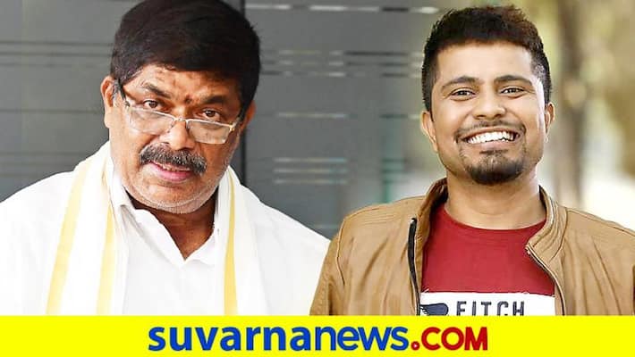 Minister Gopalaiah supports actor Partham social work amid pandemic vcs Minister Gopalaiah supports actor Partham social work amid pandemic vcs
