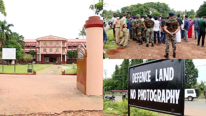 army all set to build fencing in st michels school ground in kannur army all set to build fencing in st michels school ground in kannur