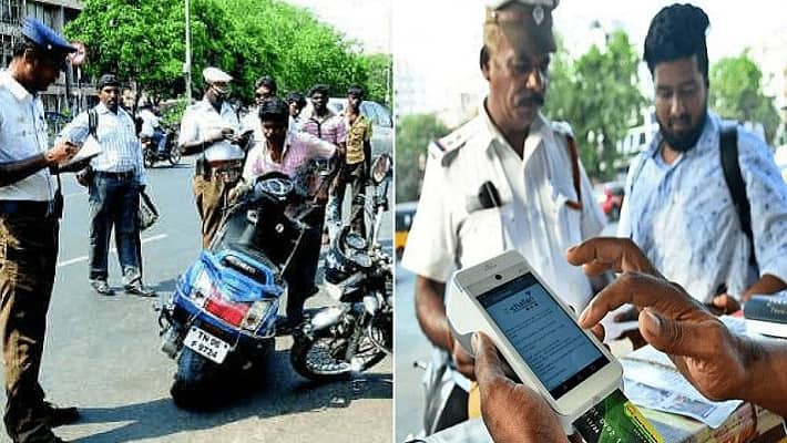 chennai traffic violation echallan introducted chennai traffic violation echallan introducted