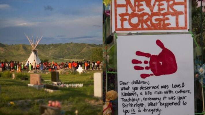 in a shocking incident remains of 182 people near the grounds of a former residential school in British Columbia in a shocking incident remains of 182 people near the grounds of a former residential school in British Columbia