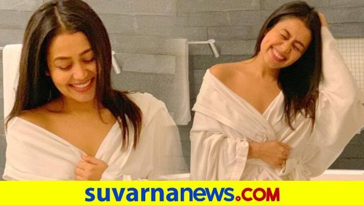 Neha Kakkar shares pictures in bathrobe, husband Rohanpreet Singh says how beautiful dpl Neha Kakkar shares pictures in bathrobe, husband Rohanpreet Singh says how beautiful dpl