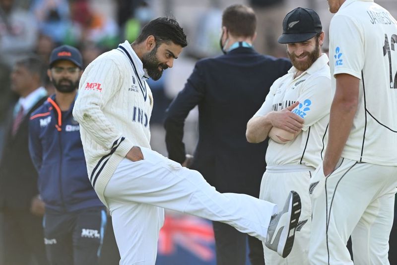 WTC Final: Why Kane Williamson rested his head on Virat Kohlis shoulder, here is his reply