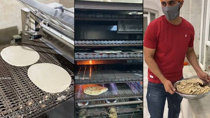Automatic roti making machine at Delhi Gurudwara impresses internet; watch the video-tgy Automatic roti making machine at Delhi Gurudwara impresses internet; watch the video-tgy