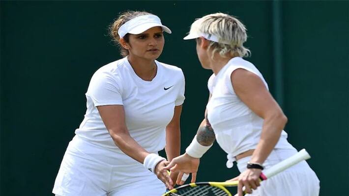 Wimbledon 2021 : Sania Mirza makes a winning return Wimbledon 2021 : Sania Mirza makes a winning return