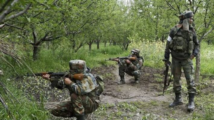 Encounter with terrorists in Pulwama, Jammu and Kashmir kpa Encounter with terrorists in Pulwama, Jammu and Kashmir kpa