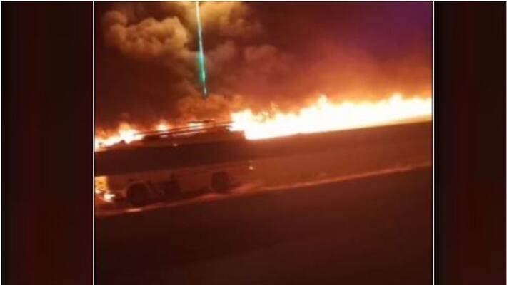 fuel tanker catches fire in riyadh fuel tanker catches fire in riyadh