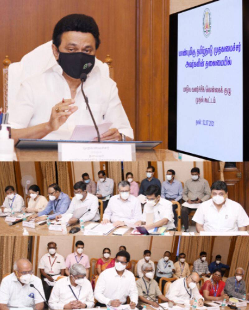 Chief Minister MK Stalin chaired meeting with planning commission and minister