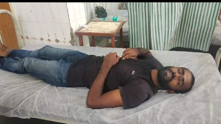 man commits suicide attempt in Parigi tehsildar s office, ananthapur - bsb man commits suicide attempt in Parigi tehsildar s office, ananthapur - bsb