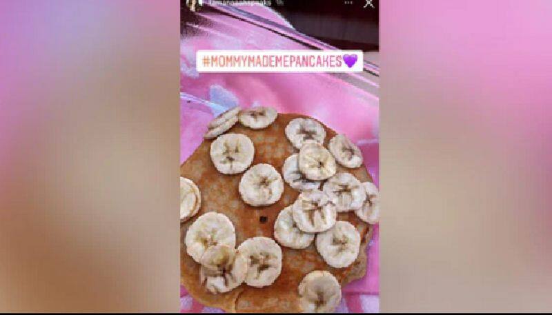 tamannaah shared picture of pancake made by her mother