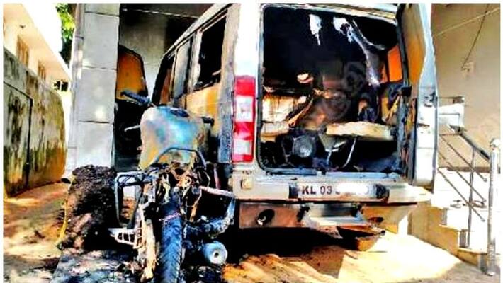 Police Officers Car And Bike Burned By Anonymous group Police Officers Car And Bike Burned By Anonymous group