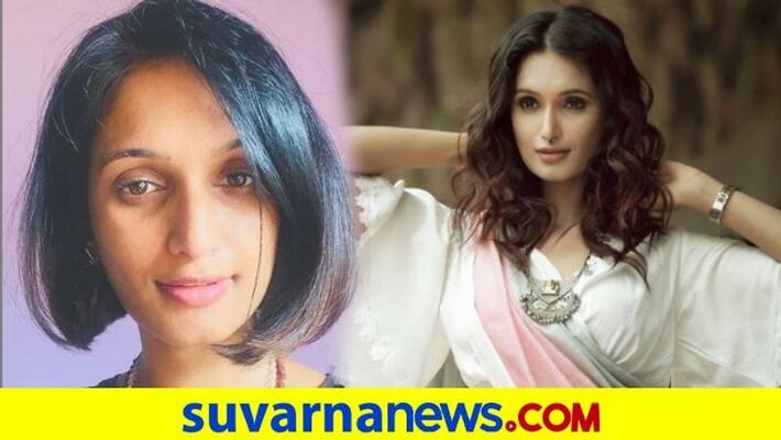 Kannada actress Kavya Shastry donates hair for cancer patients vcs Kannada actress Kavya Shastry donates hair for cancer patients vcs