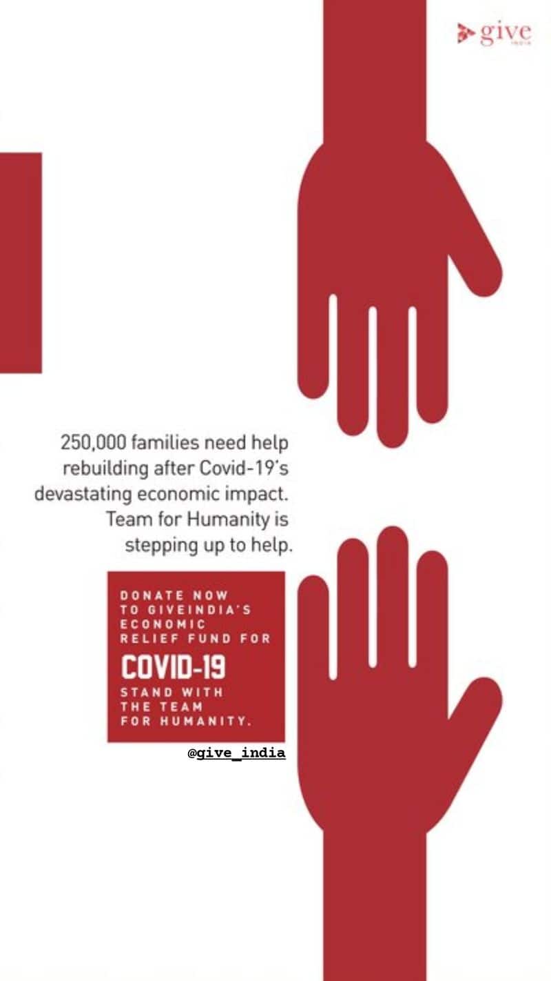 Virat Kohli launches COVID-19 relief campaign-ayh