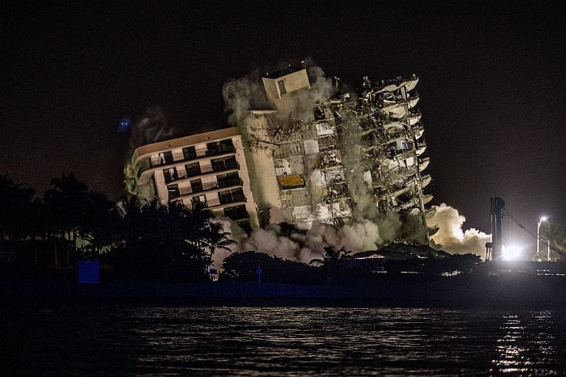 At least 24 people have been killed and 121 are missing after a portion of the tower collapsed on June 24. Authorities said that the unstable remaining structure was a threat to search and rescue teams still at the scene. Hopes of finding anyone alive are fading.