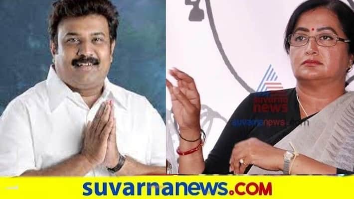 MLA Ravindra Shrikanataiah demands for criminal case against sumalatha snr MLA Ravindra Shrikanataiah demands for criminal case against sumalatha snr