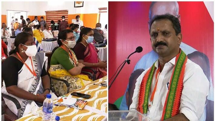 bjp leaders meet at kasargod k surendran should resign demands krishnadas sect bjp leaders meet at kasargod k surendran should resign demands krishnadas sect