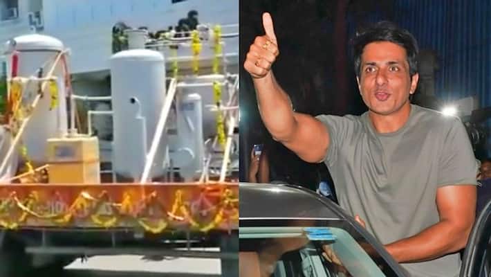 Andhra Pradesh : Visually challenged woman inaugurates Sonu Sood's oxygen plant in Nellore - bsb Andhra Pradesh : Visually challenged woman inaugurates Sonu Sood's oxygen plant in Nellore - bsb