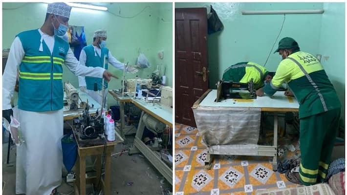 expatriates arrested in Oman for illegally running a sewing centre inside residential building expatriates arrested in Oman for illegally running a sewing centre inside residential building
