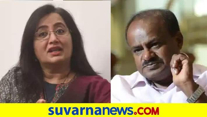 HD Kumaraswamy Should Learn Behaviour From His Nephew Prajwal Revanna Says Mandya MP Sumalatha pod HD Kumaraswamy Should Learn Behaviour From His Nephew Prajwal Revanna Says Mandya MP Sumalatha pod