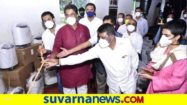Minister R Ashok launches Bhuvanam foundation Social Service Programs in madikeri snr Minister R Ashok launches Bhuvanam foundation Social Service Programs in madikeri snr
