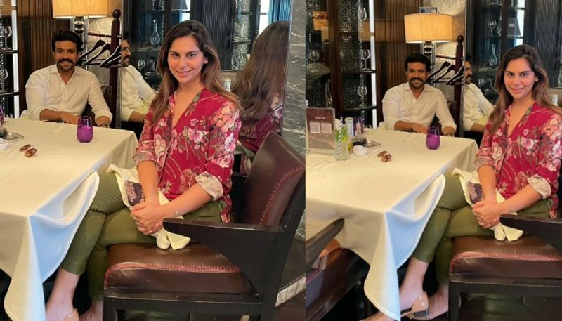 ఇందులో ఆమె చెబుతూ, మిడ్ వీక్, లంచ్ బ్రేక్, లంచ్ డేట్. ఇది చాలా రోజులుగా చేయలేదు` అని పేర్కొంది ఉపాసన. చాలా రోజులుగా ఇలా భర్తతో కలిసి సరదాగా బయటికి వెళ్లలేదని చెప్పింది.
