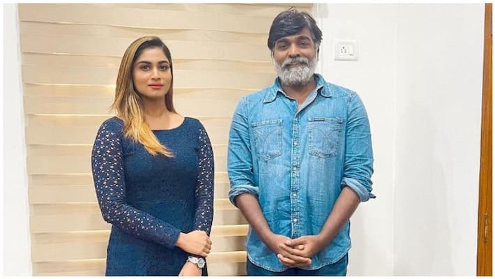 shivani meet actor vijay sethupathi photo goes viral shivani meet actor vijay sethupathi photo goes viral