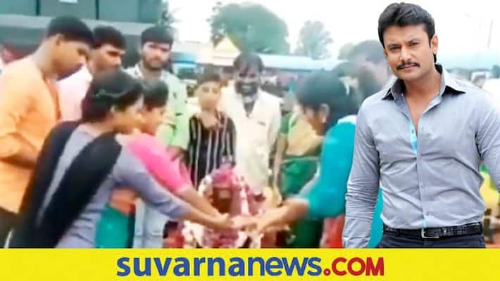 Actor Darshan fan special pooja in Kolar Shree Kotilingeshwara Swamy Temple vcs Actor Darshan fan special pooja in Kolar Shree Kotilingeshwara Swamy Temple vcs