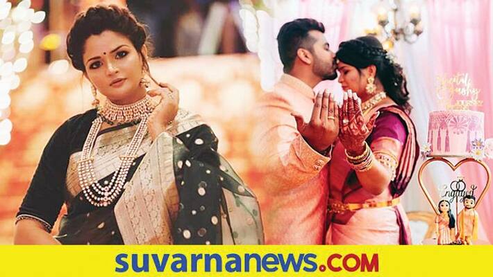 Zee Kannada Kamali fame Ankitha hitched with Suhas vcs Zee Kannada Kamali fame Ankitha hitched with Suhas vcs