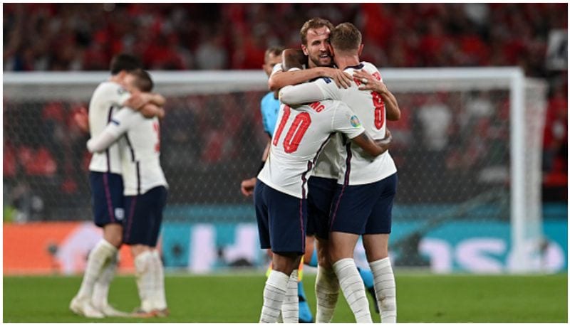 Stats
- Bukayo Saka became the youngest Englishman (19 years and 305 days) to start a semis for England in any major competition.
- Pickford set an English record of playing the most minutes (721) without conceding, going past Gordon Banks (720).
- Damsgaard's goal was the first set-piece goal of the tournament this term.
- Kjaer's own goal was the first to benefit England in Euro history.
- This Euro edition saw the most extra time in its history (7).
- Kane has become England's joint top-most goal scorer in Euro/World Cup along with Gary Lineker (10).
- Grealish became the third Englishman to be subbed on and off in any major after Jamie Redknapp and Aaron Lennon.
- England would be playing a final after 55 years, the longest gap for any European nation.
NOTE: Asianet News humbly requests everyone to wear masks, sanitise, maintain social distancing and get vaccinated as soon as eligible. Together we can and will break the chain #ANCares #IndiaFightsCorona