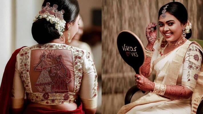 mridula wedding saree trending in social media mridula wedding saree trending in social media