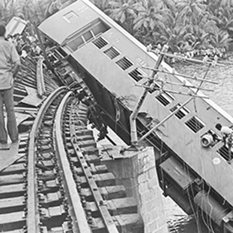 Perumon Train Accident 33 years completed, derailment on bridge  that took 105 lives