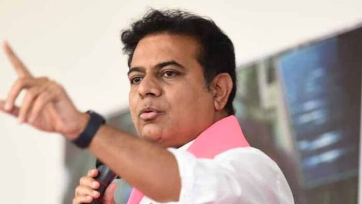 Telangana minister KTR reacts on TPCC chief Revanth Reddy comments lns Telangana minister KTR reacts on TPCC chief Revanth Reddy comments lns