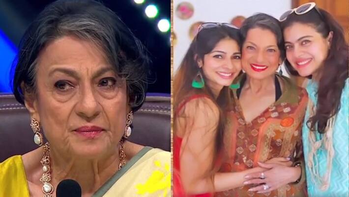 Tanuja cries over daughter Kajol statement Tanuja cries over daughter Kajol statement