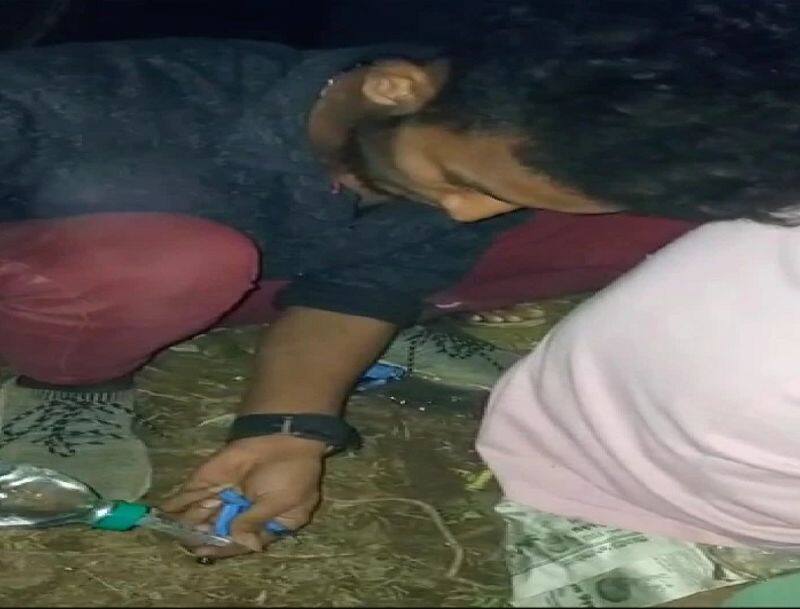 coimbatore youth using drug injection shocking video police special team arranged