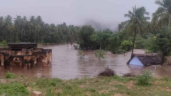 Vaniyambadi Palar river Flood Vaniyambadi Palar river Flood