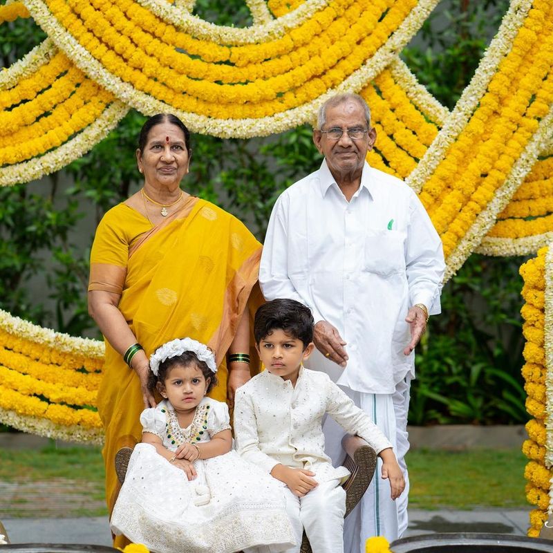 నిర్మాత దిల్రాజు దోతీ ఫంక్షన్ ఫోటోలు.