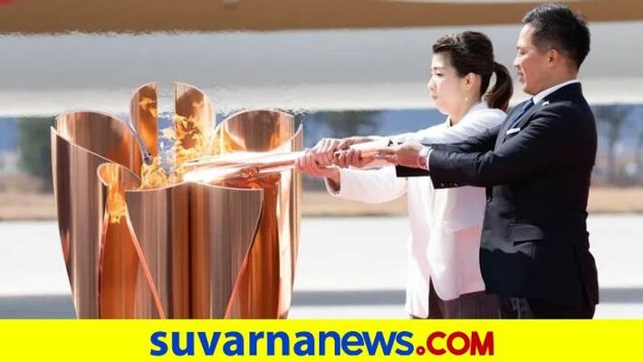 Olympic flame arrives in Tokyo city no spectator due to COVID restriction kvn Olympic flame arrives in Tokyo city no spectator due to COVID restriction kvn