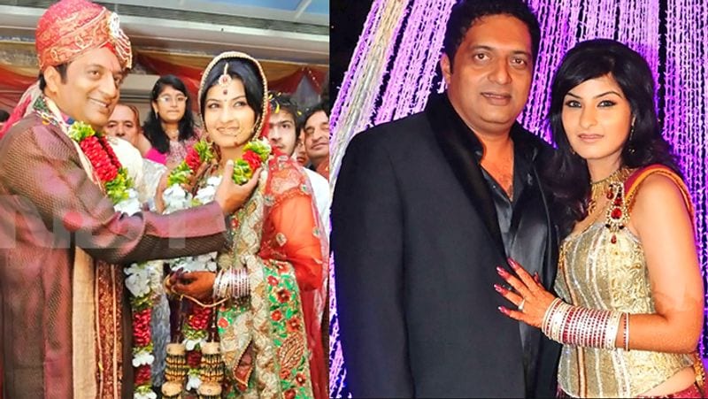 प्रकाश राज-पोनी वर्मा
प्रकाश राज की दूसरी वाइफ हैं पोनी वर्मा। दोनों ने 2010 में शादी की थी। उनकी पहली वाइफ का नाम है ललिता कुमारी है, जिनसे वे 2009 में अलग हो गए। प्रकाश और पोनी की लव मैरिज है। पोनी कोरियोग्राफर हैं। प्रकाश ने साउथ की फिल्मों के साथ ही बॉलीवुड की कई फिल्मों में विलेन का रोल किया है।