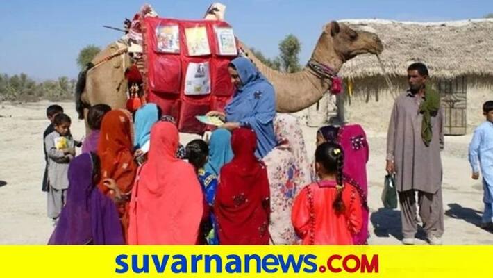 Rajasthan teachers traveling by camel to teach students lacking mobile networks dpl Rajasthan teachers traveling by camel to teach students lacking mobile networks dpl