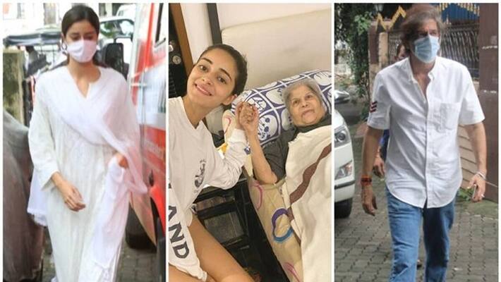 liger heroine ananya panday grand mother passed away arj liger heroine ananya panday grand mother passed away arj