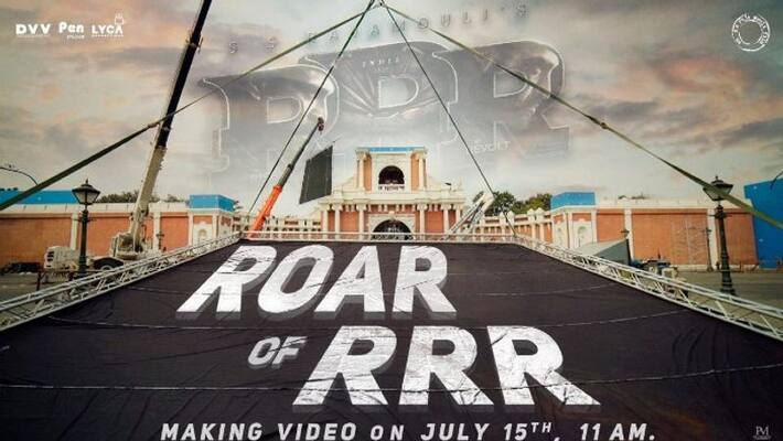 rrr making video will be out tomarrow fans trending it ksr rrr making video will be out tomarrow fans trending it ksr