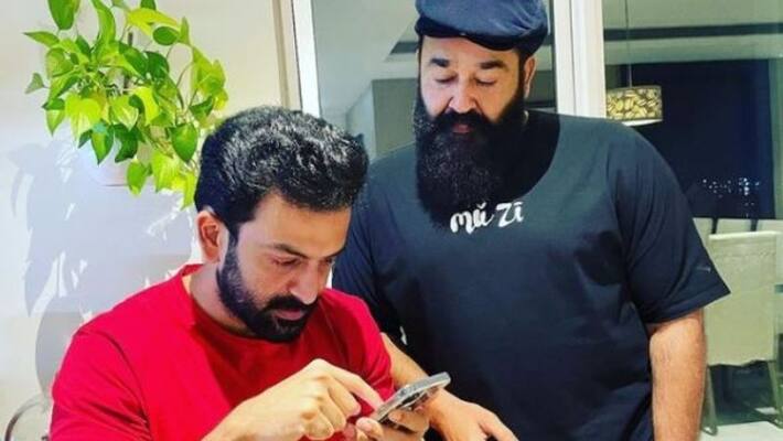 mohanlal and prithviraj in one frame bro daddy to rolling soon mohanlal and prithviraj in one frame bro daddy to rolling soon
